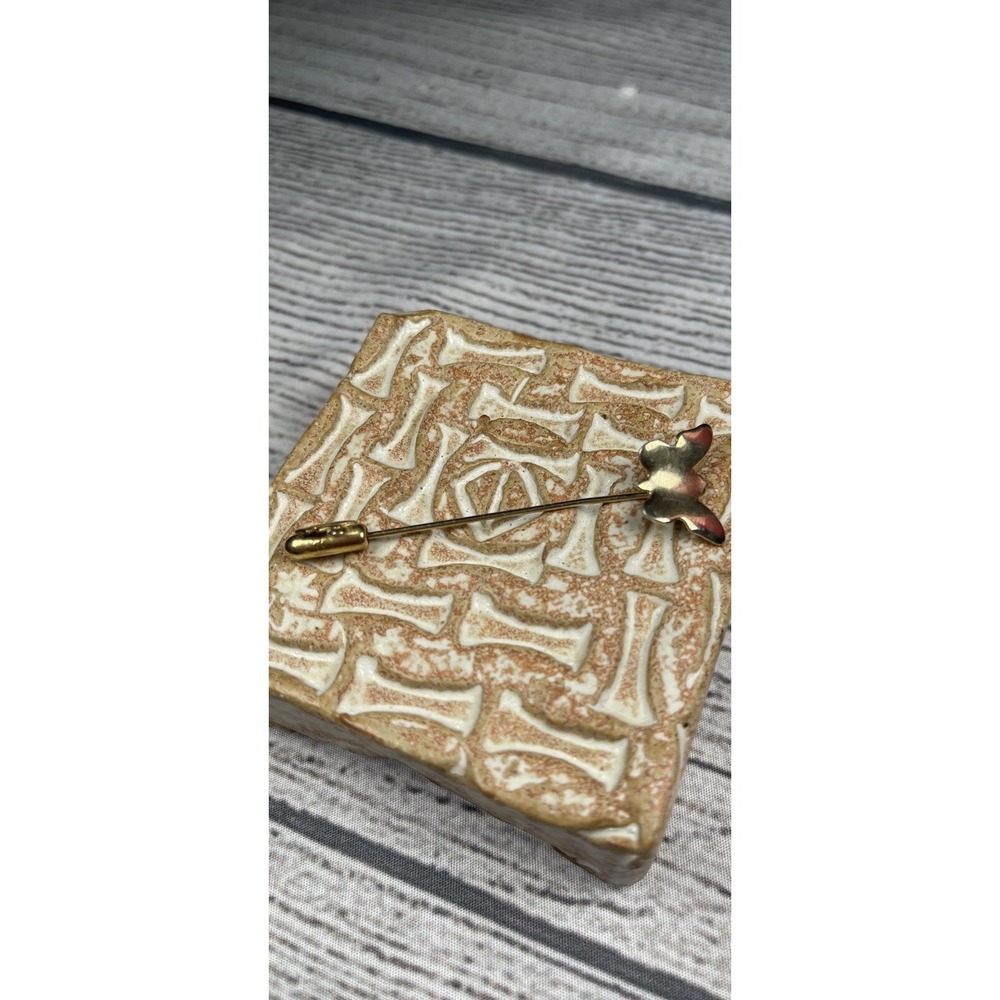 Vintage Stick Pin Gold Tone‎ Butterfly